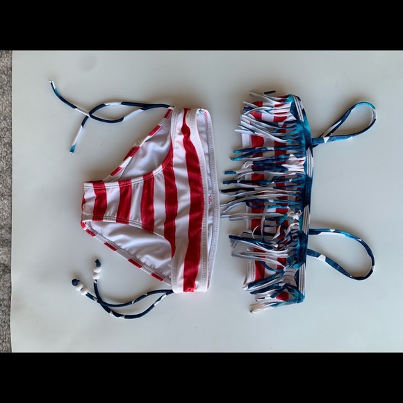 Bundle of 3 sets of Justice Swim Suits size 12 - Picture 5 of 6